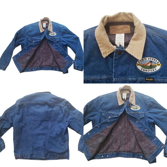 Vintage Wrangler Blanket Lined Denim 